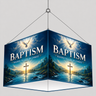 Church Lobby Square Hanging Banner