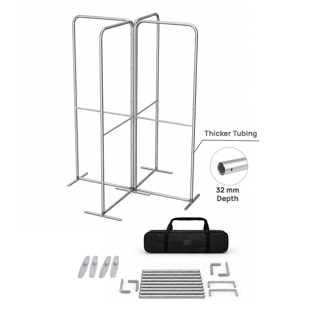 Magnetic Fabric Booth Display - Model 5 (6.5 x 6.5ft)