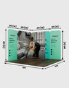 Magnetic Fabric Booth Display - Model 1 (10 x 10ft)