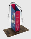 Magnetic Fabric Booth Display - Model 4 (6.5 x 6.5ft)