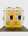 Magnetic Fabric Booth Display - Model 5 (6.5 x 6.5ft)