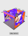 Espositore modulare SEG Lightbox da 10 piedi per fiere - Modello 1
