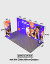 Espositore modulare SEG Lightbox da 10 piedi per fiere - Modello 1