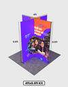 Espositore modulare SEG Lightbox da 10 piedi per fiere - Modello 1