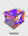 Espositore modulare SEG Lightbox da 10 piedi per fiere - Modello 1