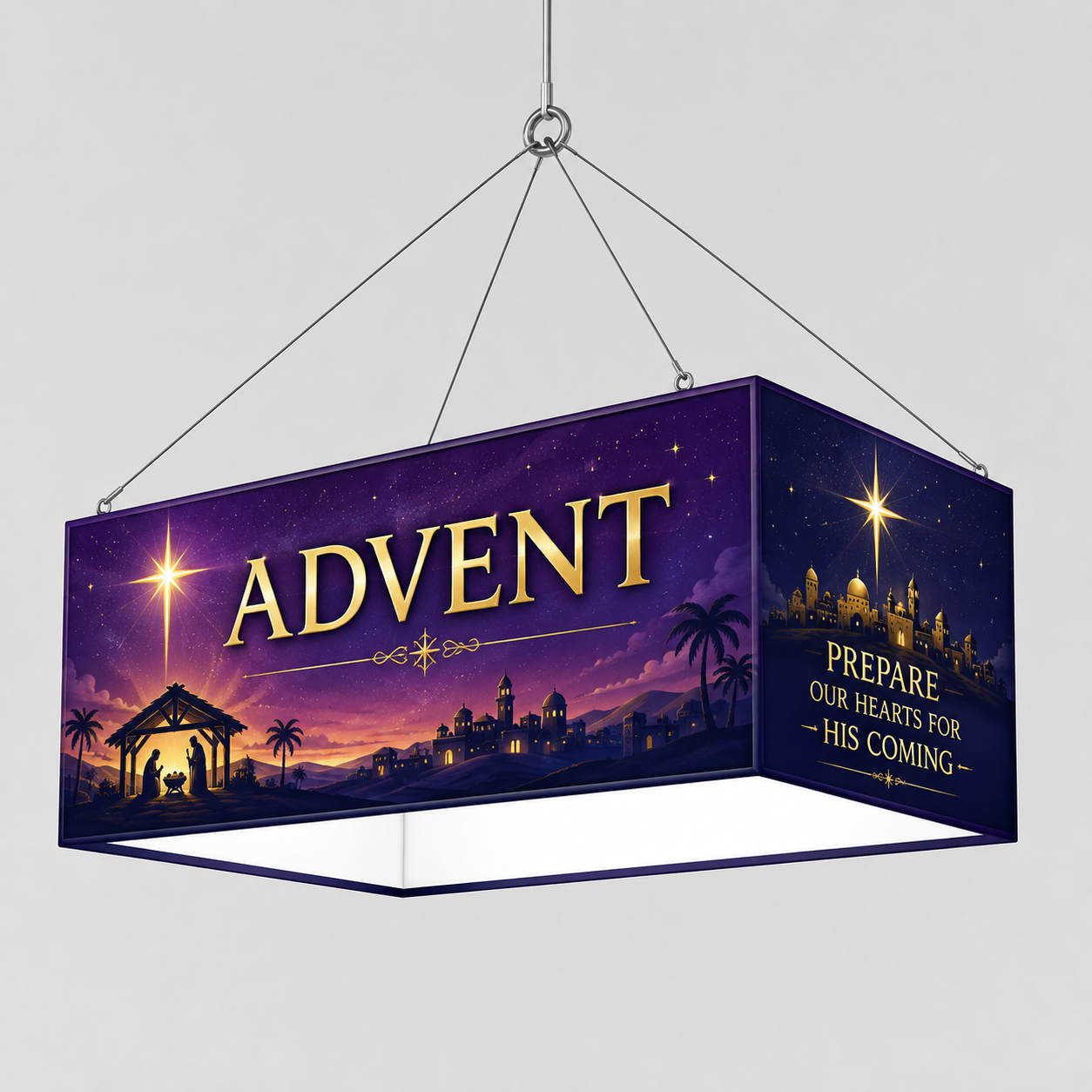 Church Ministry Rectangle Hanging Banner
