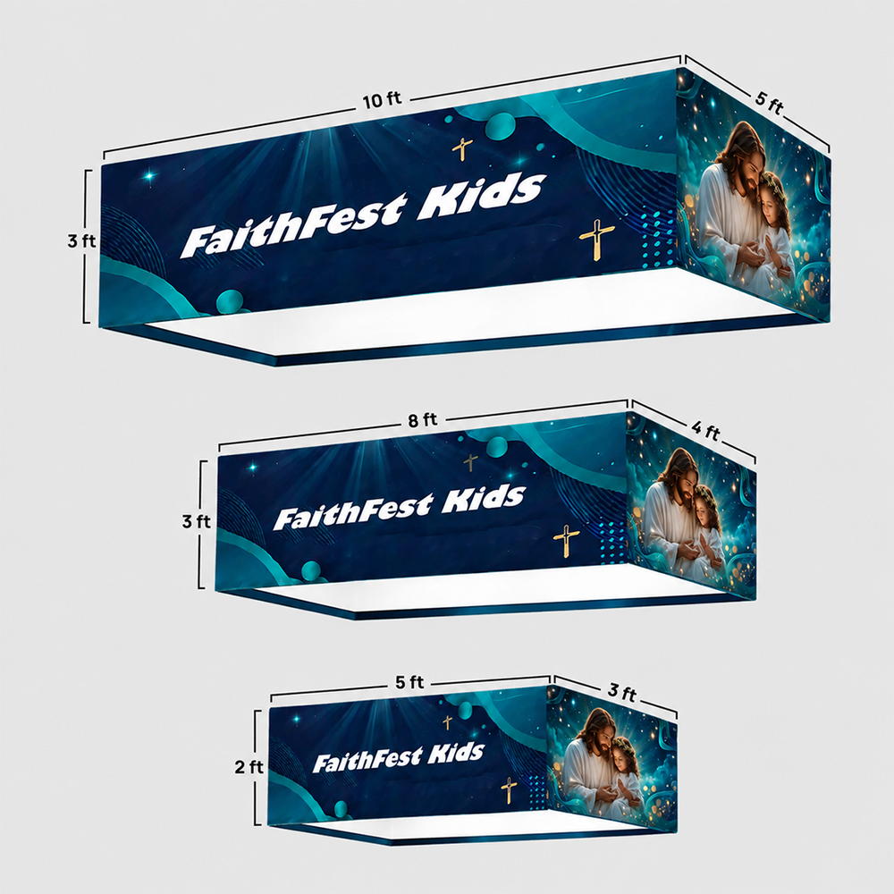 Church Ministry Rectangle Hanging Banner