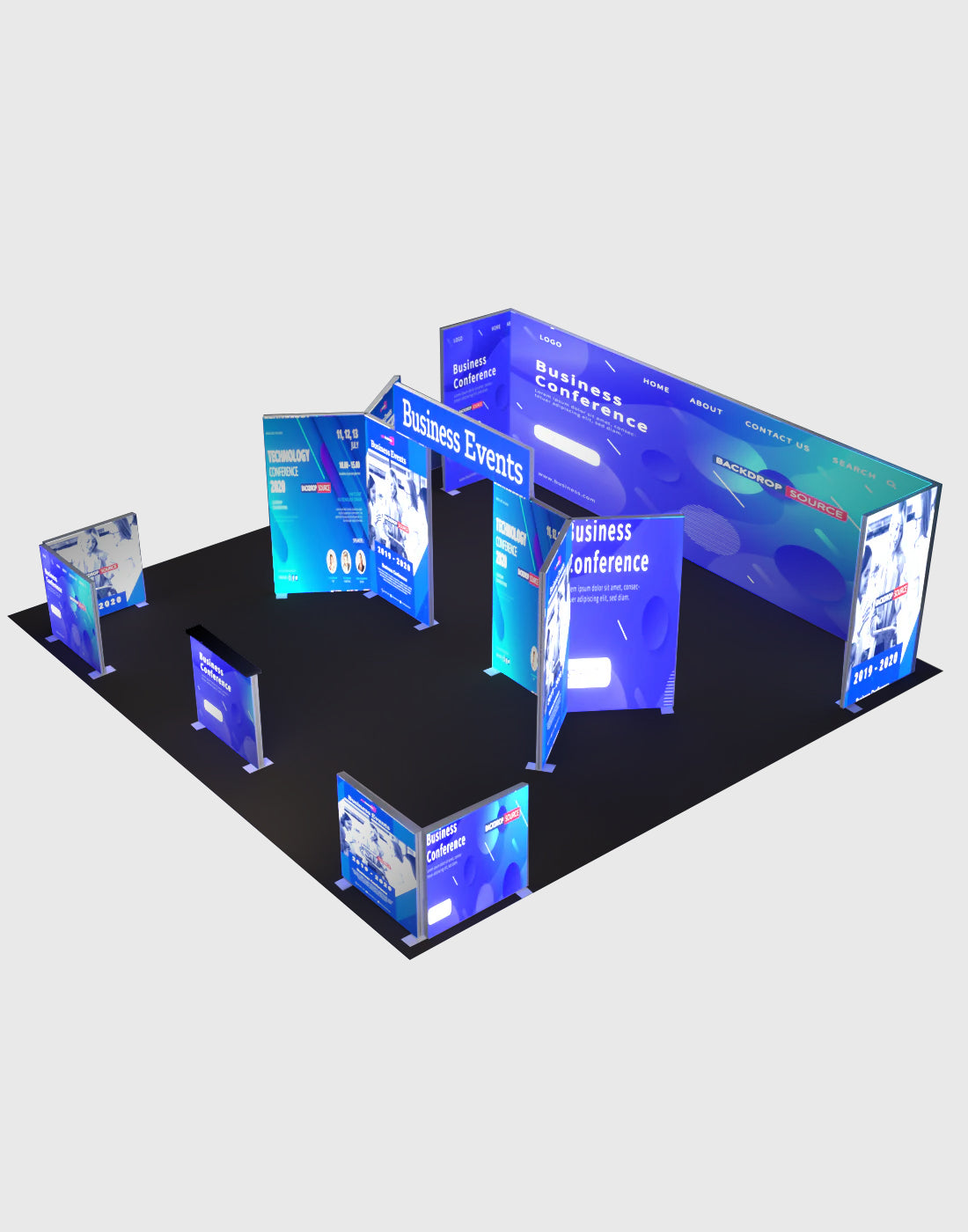 SEG Modular Lightbox Display Kit - Model 18