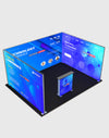 Espositore modulare SEG Lightbox da 13 piedi per fiere - Modello 2
