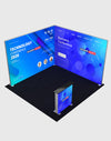 Espositore modulare SEG Lightbox da 10 piedi per fiere - Modello 4