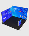 Espositore modulare SEG Lightbox da 10 piedi per fiere - Modello 1