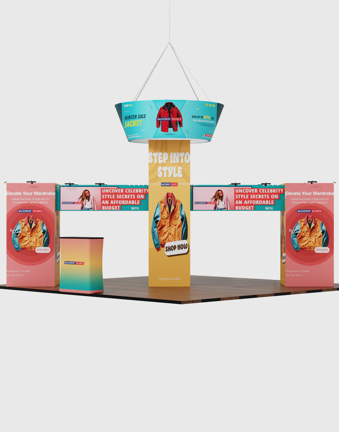 Modular Booth Kits 30ft x 20ft - Model 2