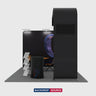 Modular L Arch TV Display Exhibition Kit for 10ft Wide Booths