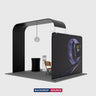 Modular L Arch TV Display Exhibition Kit for 10ft Wide Booths