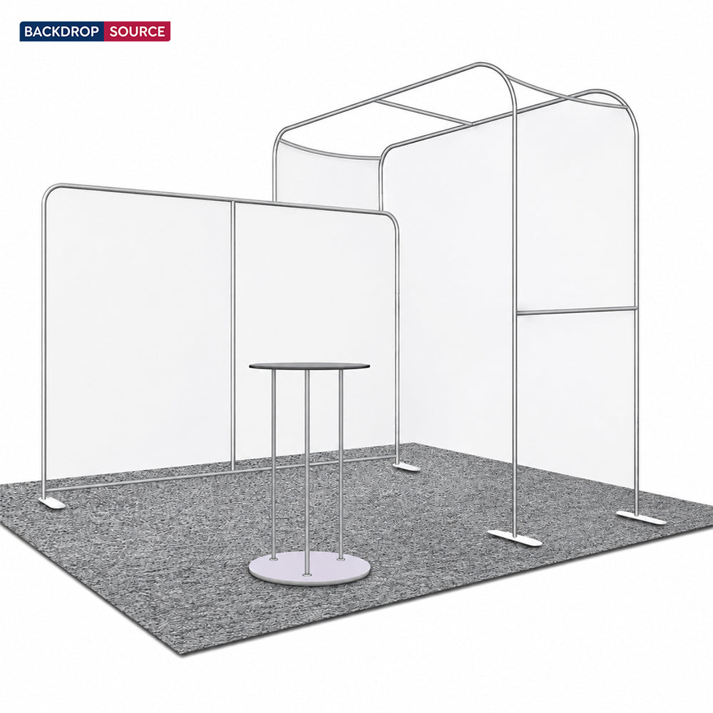 Modular L Arch TV Display Exhibition Kit for 10ft Wide Booths