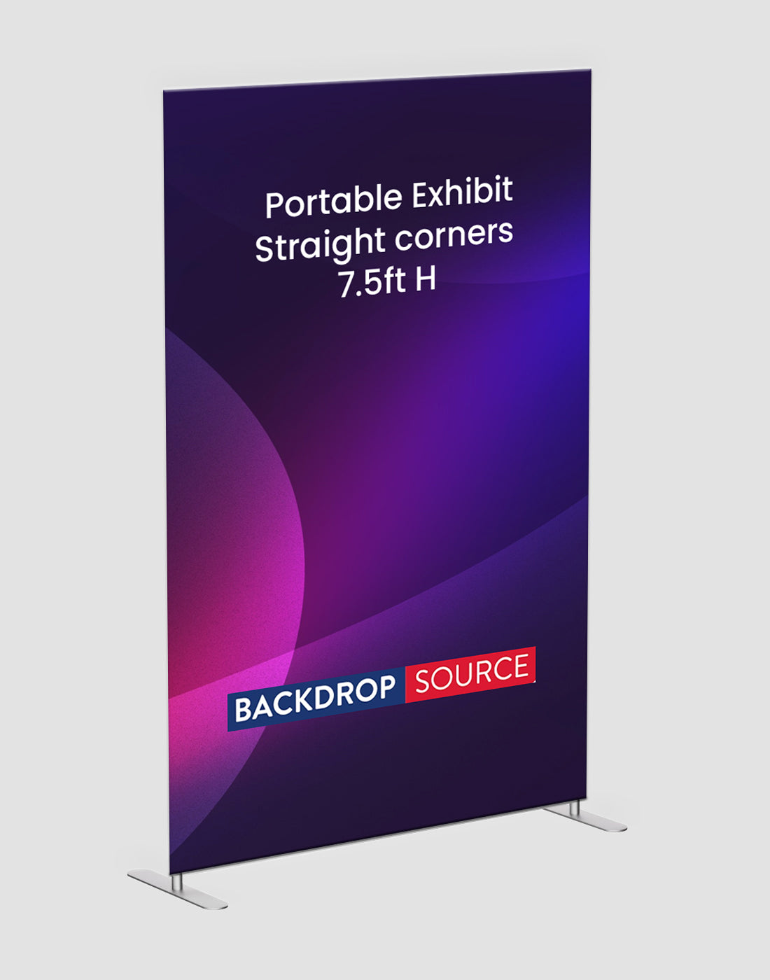 Portable Straight-Corner Exhibit Display
