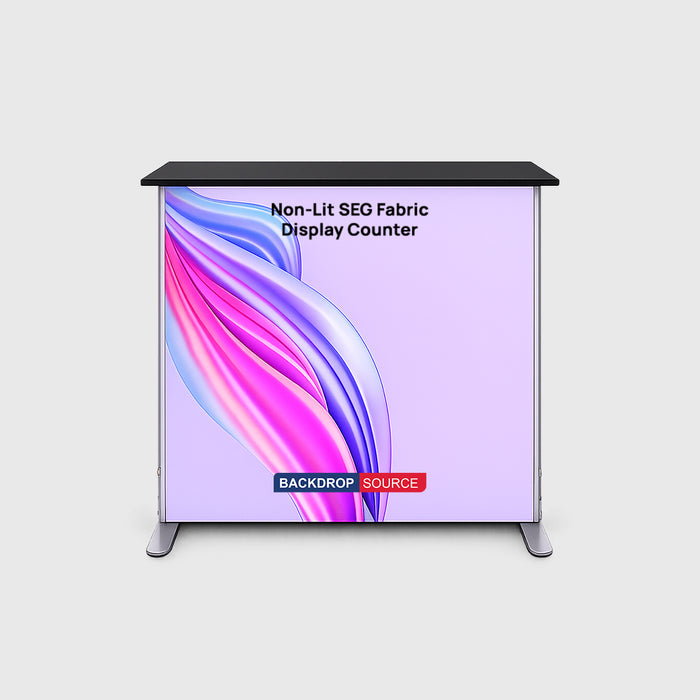 Non-Lit SEG Fabric Display Counter – 3.3ft Height