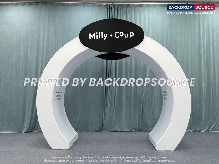 Large tension arch display