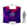 Oval C Fabric Photobooth Enclosure