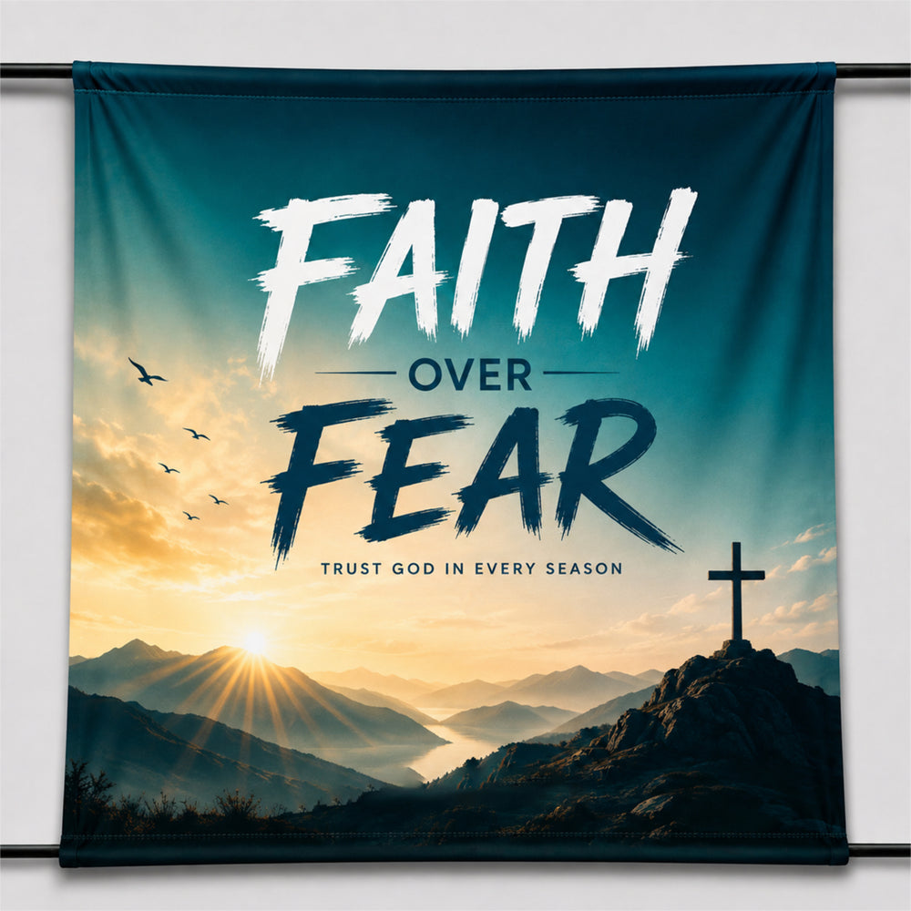 Church Poly Poplin Stage Backdrop Print