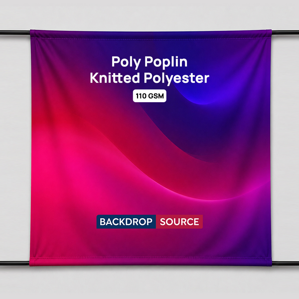Poly Poplin Fabric Backdrop Printing