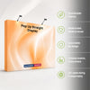 Fabric Popup Straight Backwall Kit with Clamping Lights