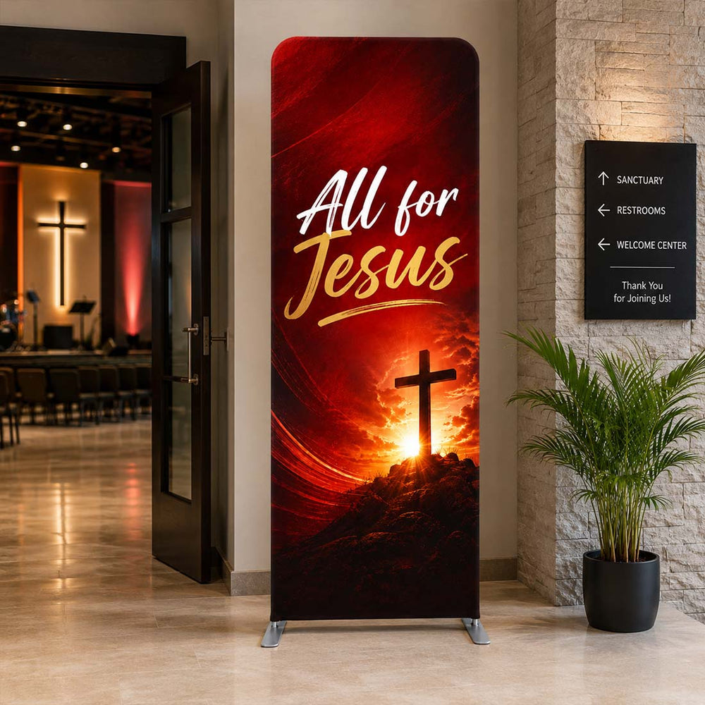 Church Portable 10.5ft Tall Sanctuary Backdrop
