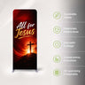Church Portable 10.5ft Tall Sanctuary Backdrop