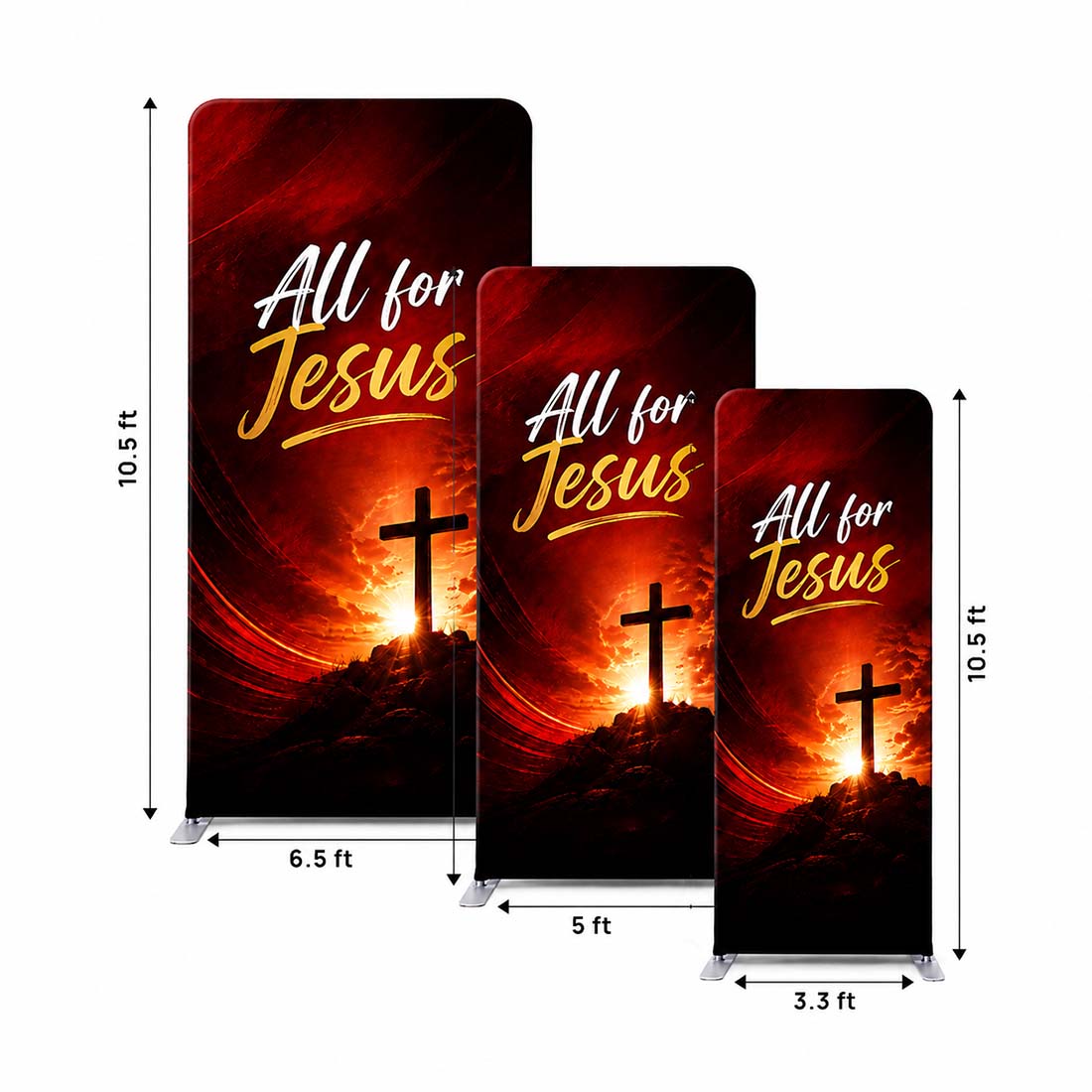 Church Portable 10.5ft Tall Sanctuary Backdrop