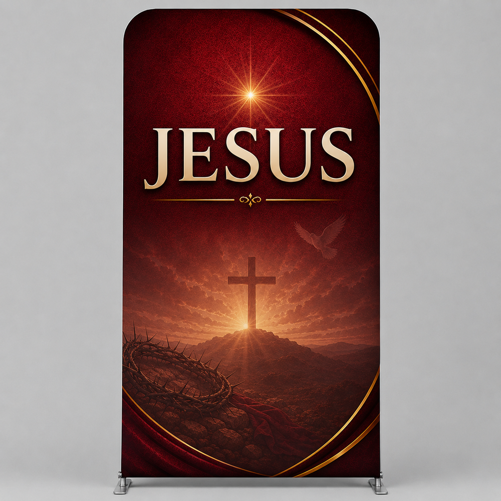 Church Portable 7.5ft Worship Backdrop