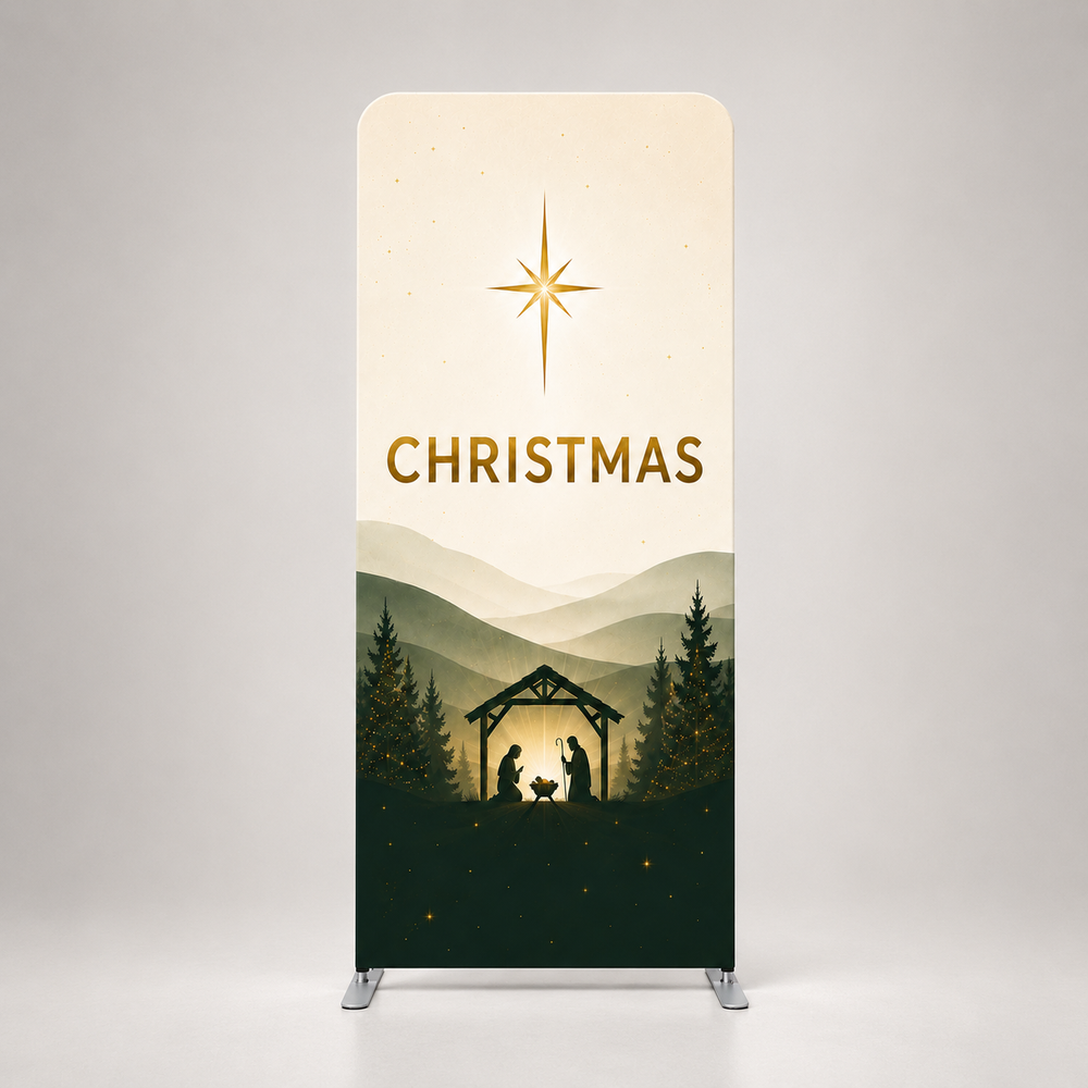 Church Portable 7.5ft Worship Backdrop