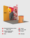 Portable Exhibit Display 10ft - Model 7 - Backdropsource