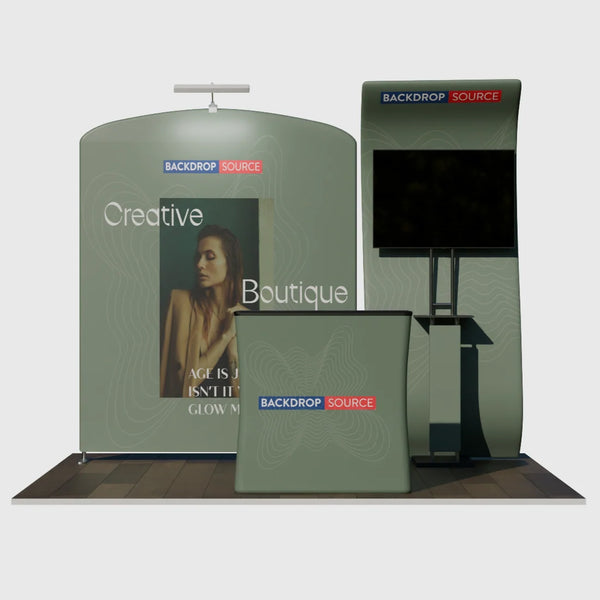 Portable Exhibit Display 10ft x 10ft - Model 11