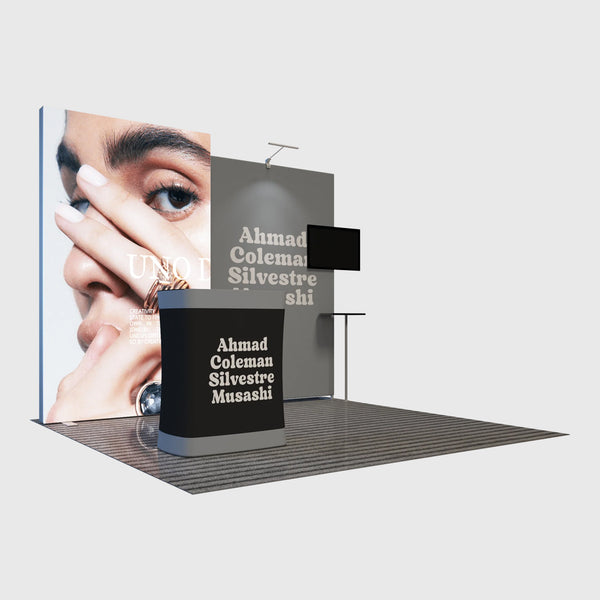 Premier 10x10 Exhibition Booth - Model 4