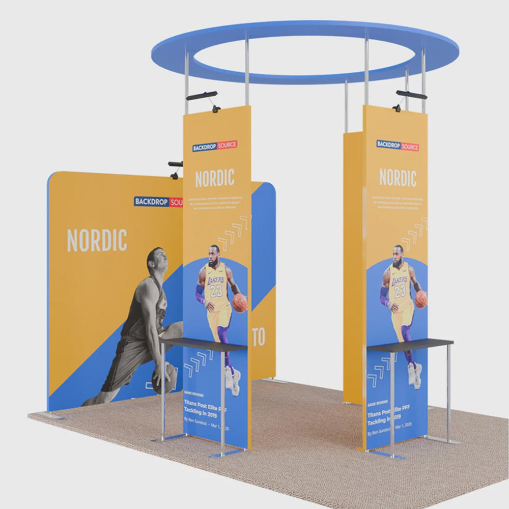 Portable Exhibit Display 10ft x 10ft - Model 40