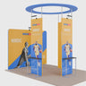 Portable Exhibit Display 10ft x 10ft - Model 40