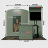 Portable Exhibit Display 10ft x 10ft - Model 11