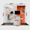 Portable Exhibit Display 10ft x 10ft - Model 14