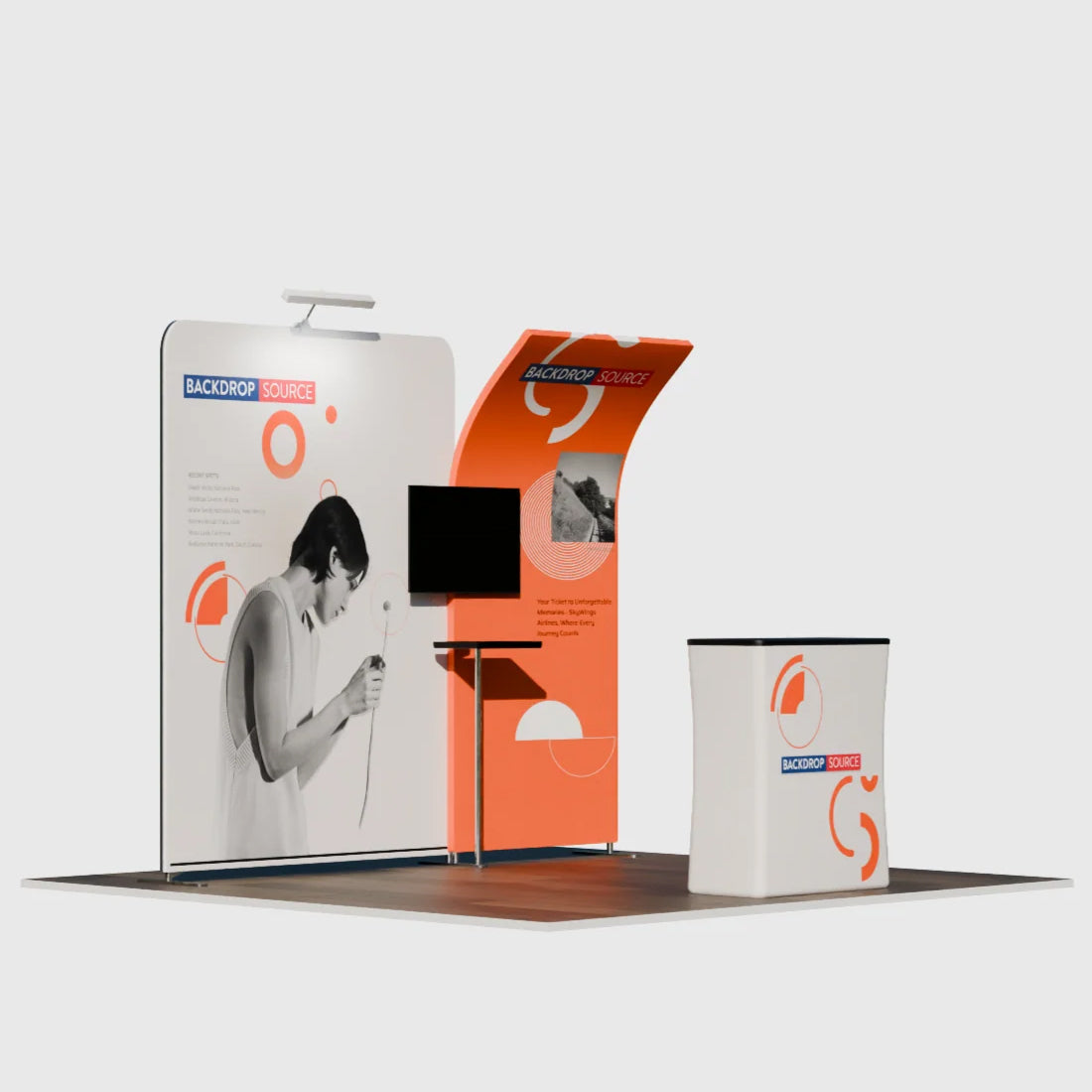 Portable Exhibit Display 10ft x 10ft - Model 14