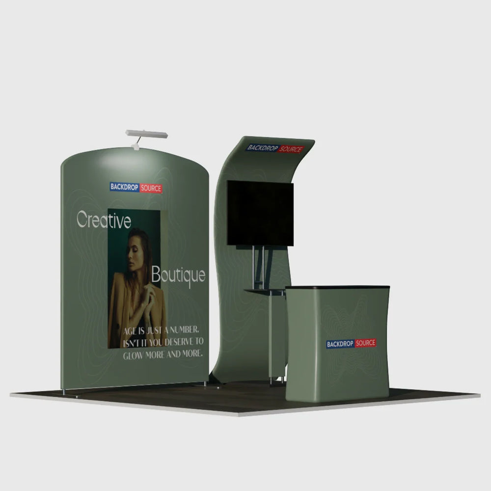Portable Exhibit Display 10ft x 10ft - Model 11