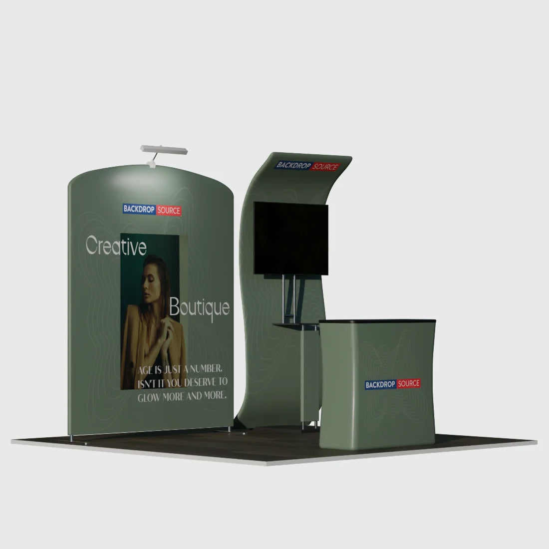 Portable Exhibit Display 10ft x 10ft - Model 11