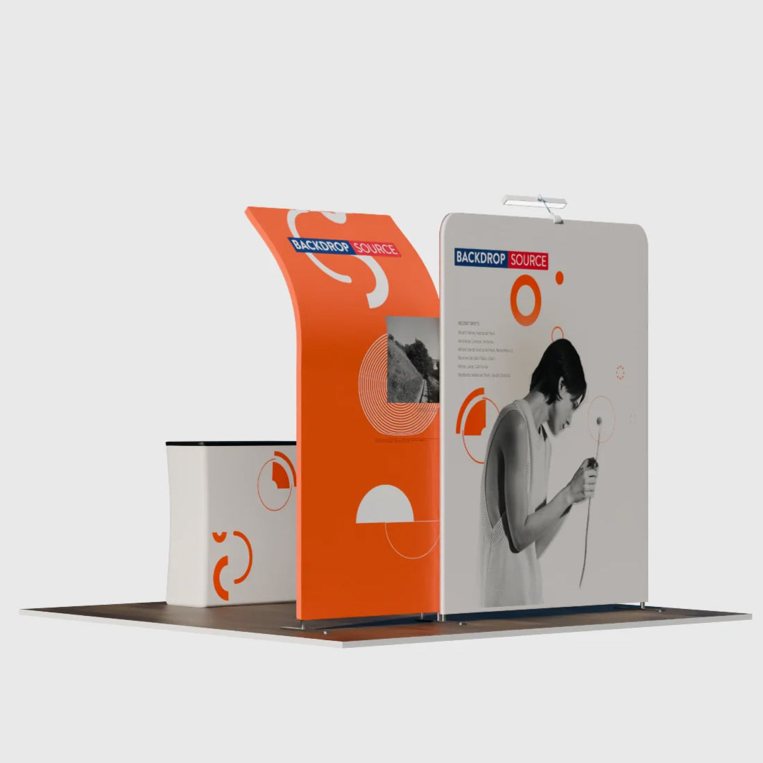 Portable Exhibit Display 10ft x 10ft - Model 14