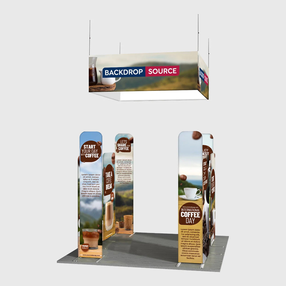 Portable Exhibit Display 10ft x 10ft - Model 36