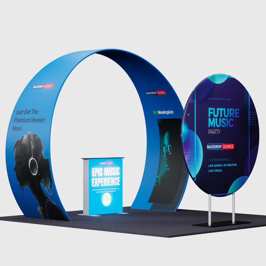 Paquetes de stands para ferias comerciales