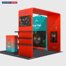Portable Exhibit Display 10ft x 10ft - Model 37