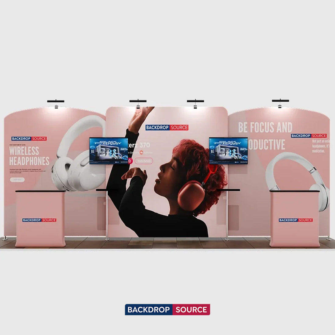 Portable Exhibit Display 20ft x 10ft - Model 10