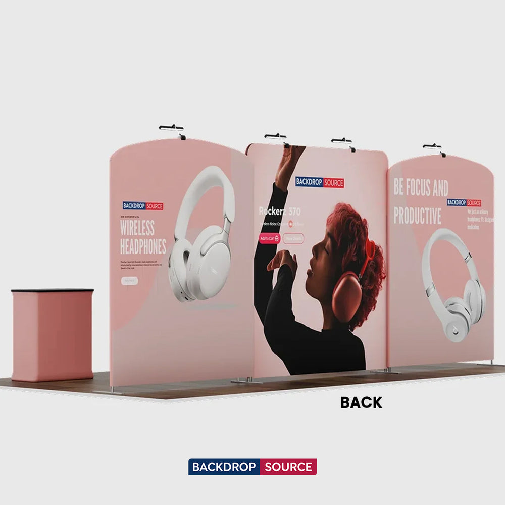 Portable Exhibit Display 20ft x 10ft - Model 10