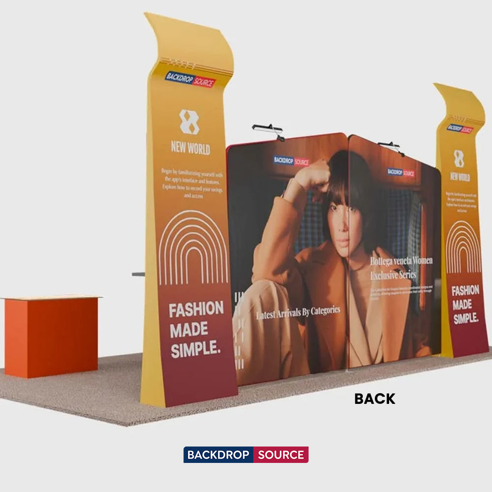Portable Exhibit Display 20ft x 10ft - Model 22