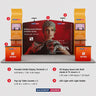 Portable Exhibit Display 20ft x 10ft - Model 22