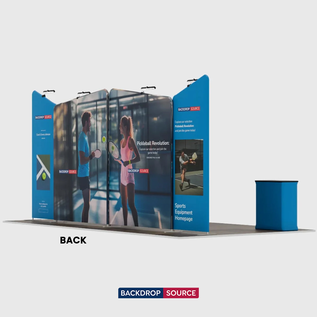 Portable Exhibit Display 20ft x 10ft - Model 2